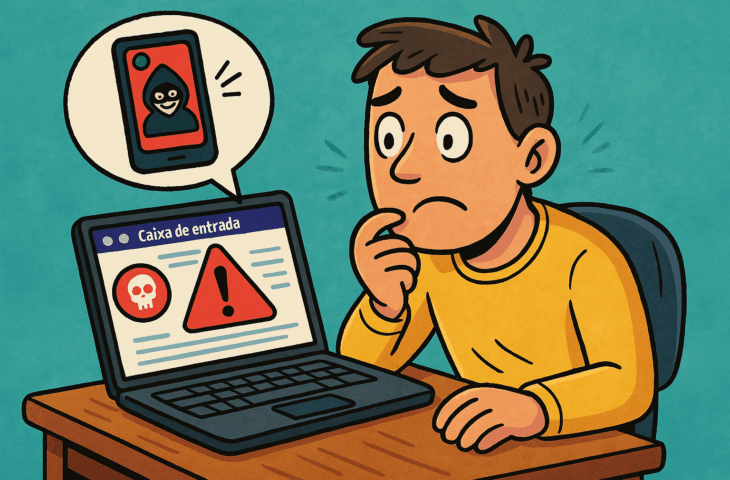 Como saber se um e-mail ou mensagem podem ser algum tipo de golpe